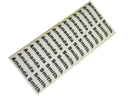 Iron on Labels - Continuos Roll - 50mm x 35 Metres Iron on Labels - Continuos Roll - 50mm x 35 Metres